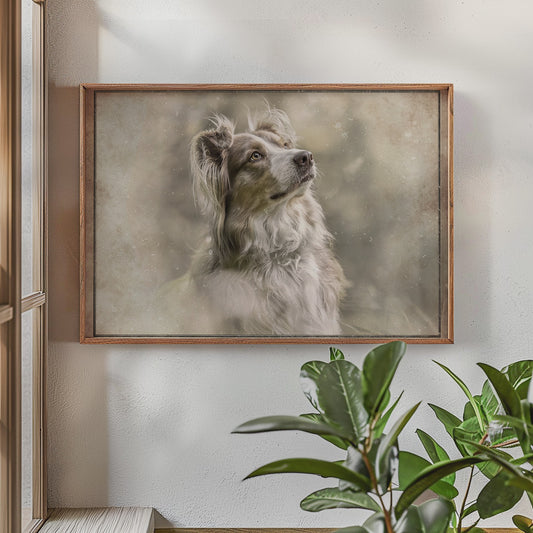 Haustier-Portrait als Digitales Vintage- Gemälde, individuell angefertigt! Perfekte Erinnerung an deinen Liebling horizontal